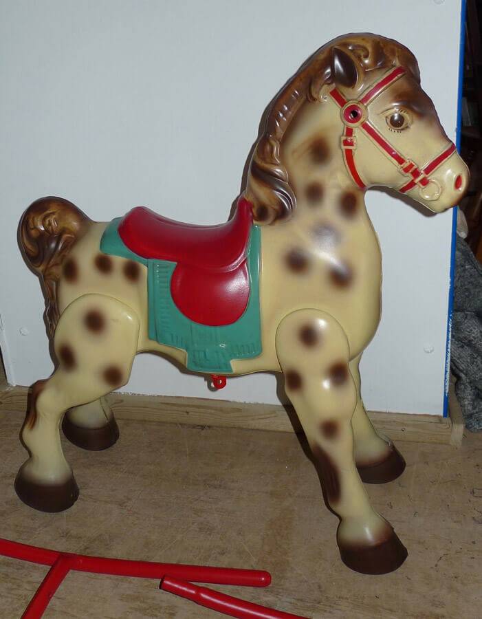 old fashioned rocking horse